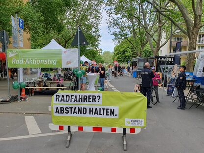 Radaktionstag in der Hindenburgstraße