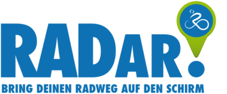 Logo: Radar! Bring deinen Radweg auf den Schirm