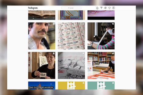 The Instagram-channel of the Gutenberg-Museum