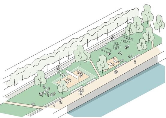 Konzept Sportpark, Bierbaum-Aichele Landschaftsarchitekten