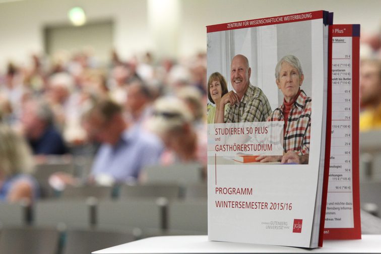 Veranstaltungsprogramm für das Wintersemester 2015/2016