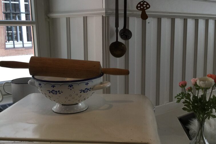 Bergschön'deki dekorasyon büyükannenin mutfağını anımsatıyor.