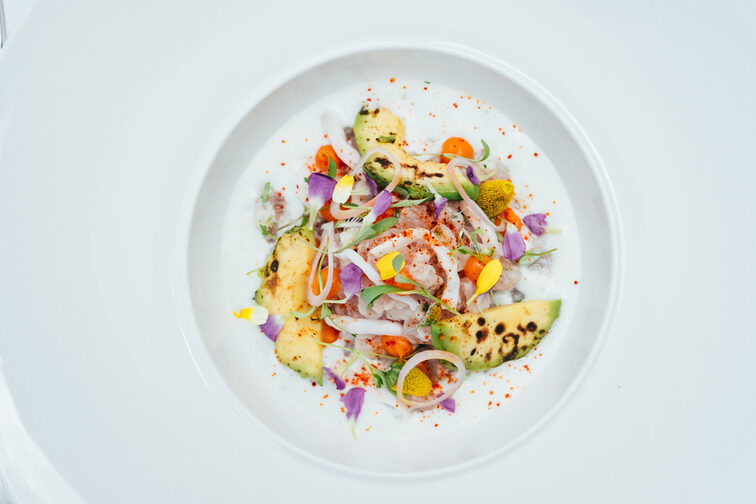 Ceviche trout at Steins Traube