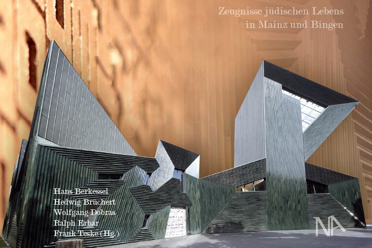 Die Mainzer neue Synagoge, unterer Teil des Buchcovers "Leuchte des Exils"
