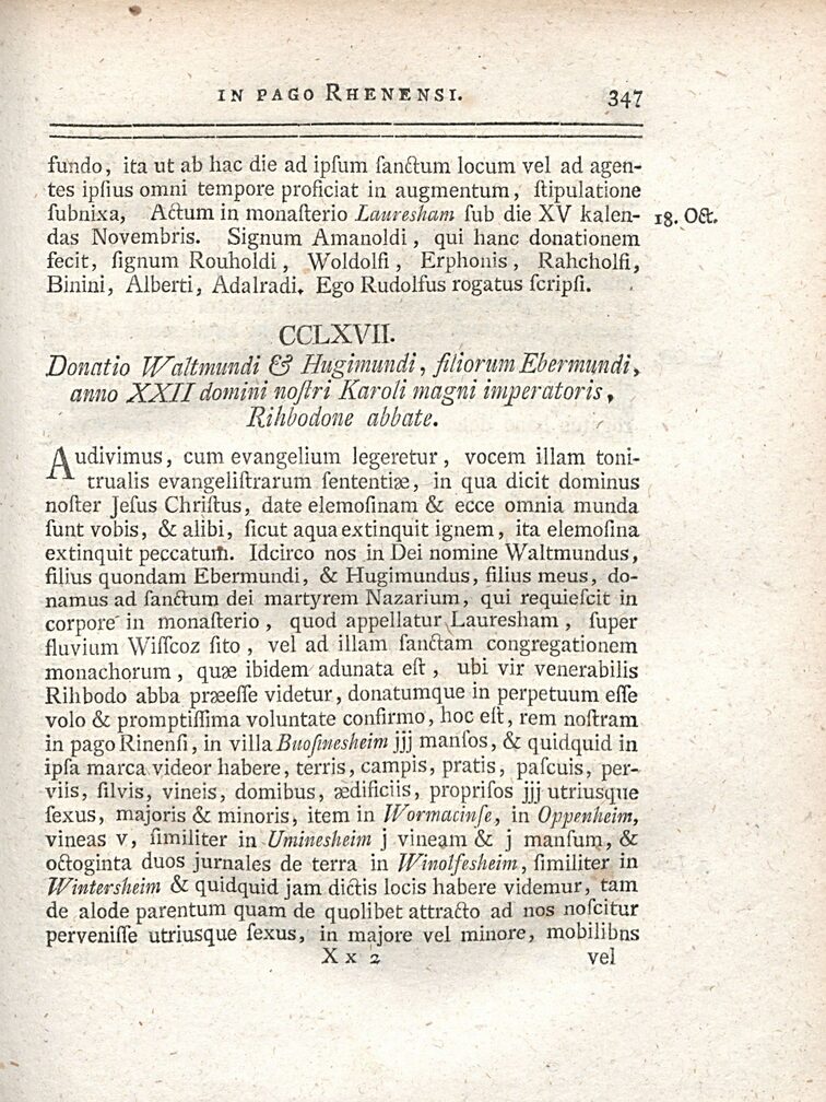 Auszug aus einem Buch mit alten Druckbuchstaben