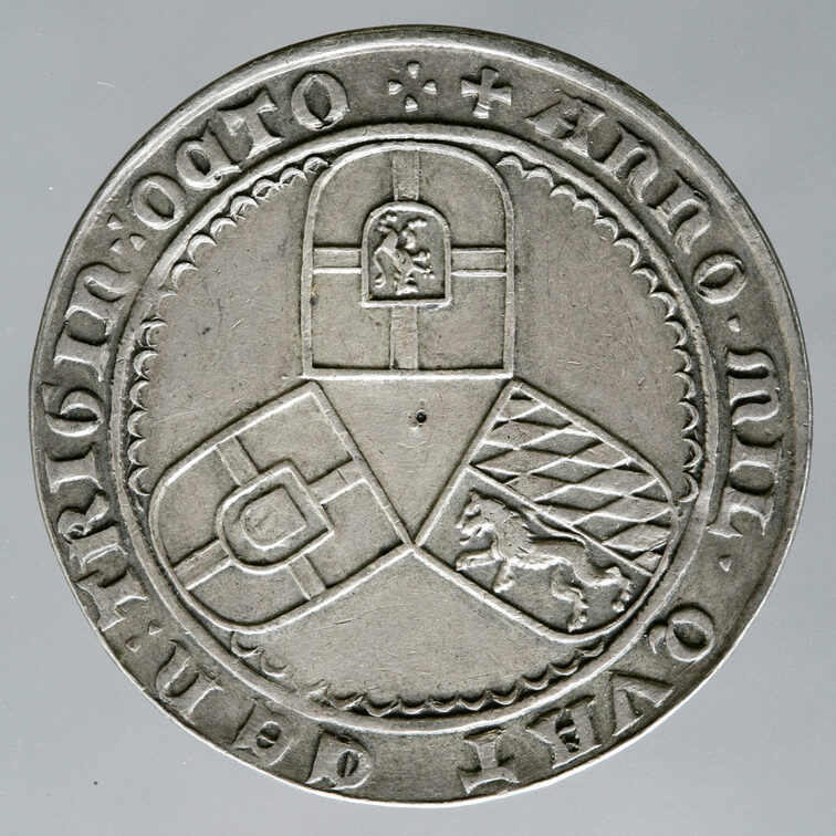 Rückseite einer weiteren Münzfälschung