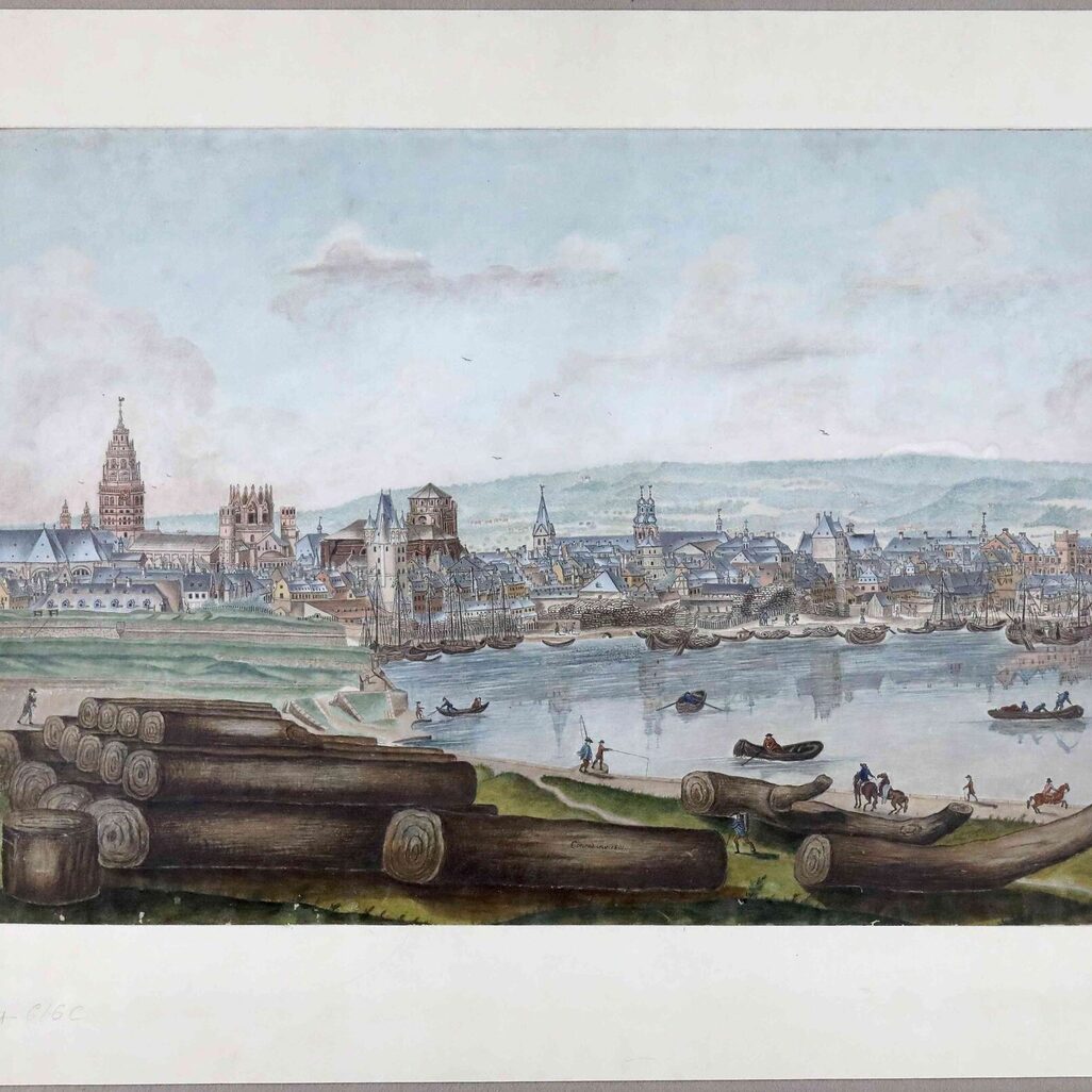 Ansicht von Mainz von Pater Conrad 1801