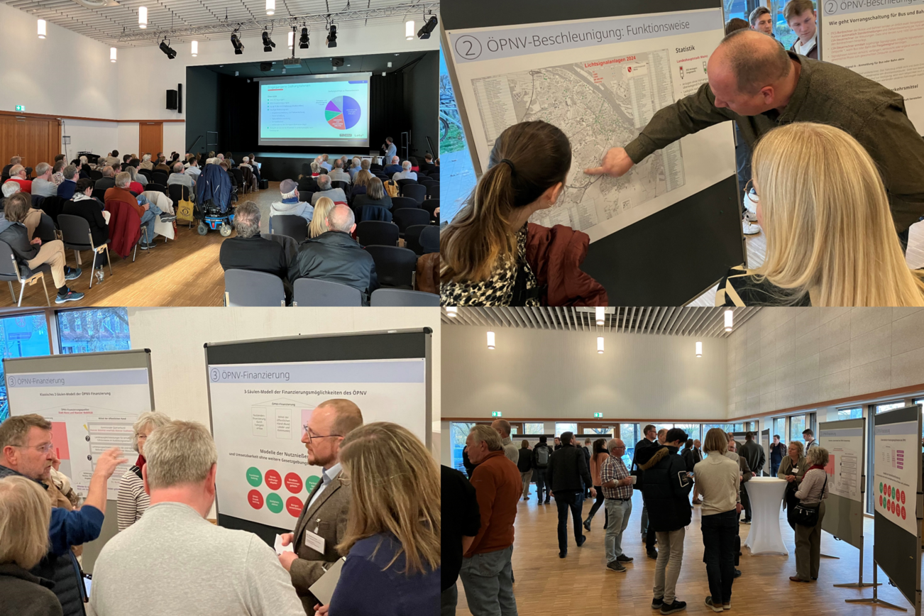 Austausch der Teilnehmenden auf dem Nahverkehrsforum