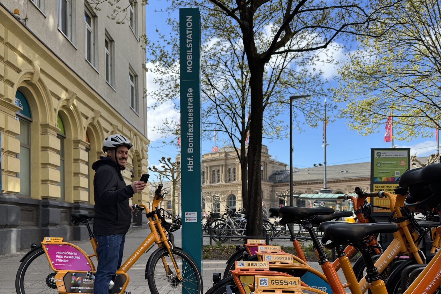 Use of the mobile station