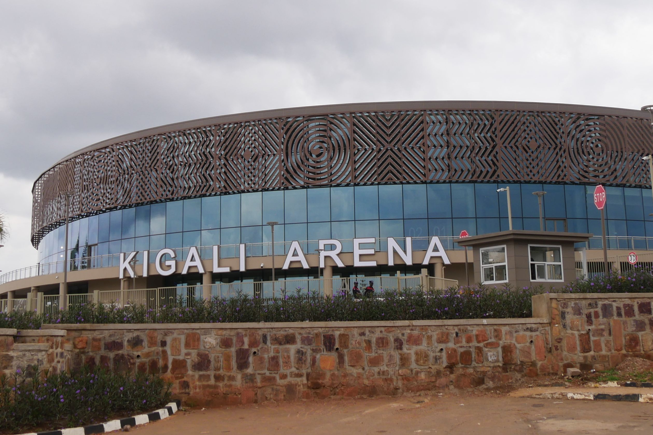 Vue extérieure de la Kigali Arena