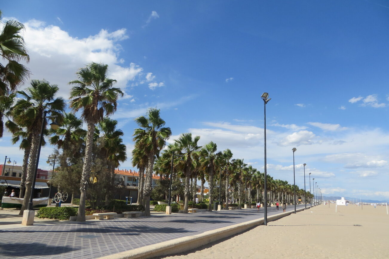Paseo marítimo de Valencia