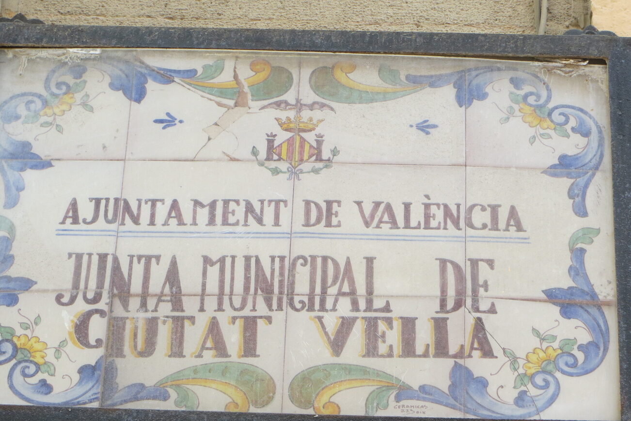 Cartel del Ayuntamiento de Valencia