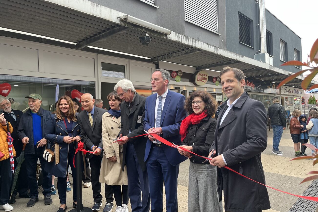 Die Einkaufspassage wurde im Mai 2023 eröffnet.