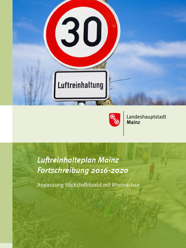 Umschlagseite des Luftreinhalteplans