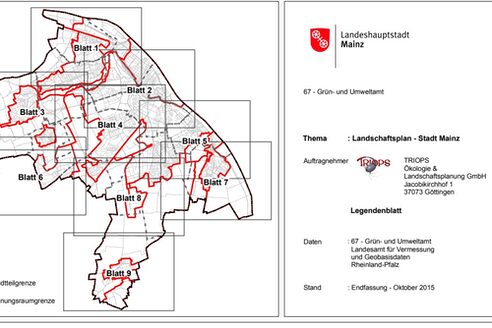 Landschaftsplan Mainz