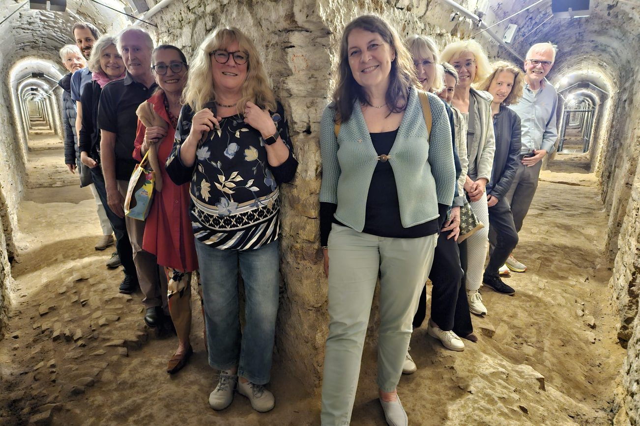 Mainz Greeters in den unterirdischen Tunneln der Zitadelle