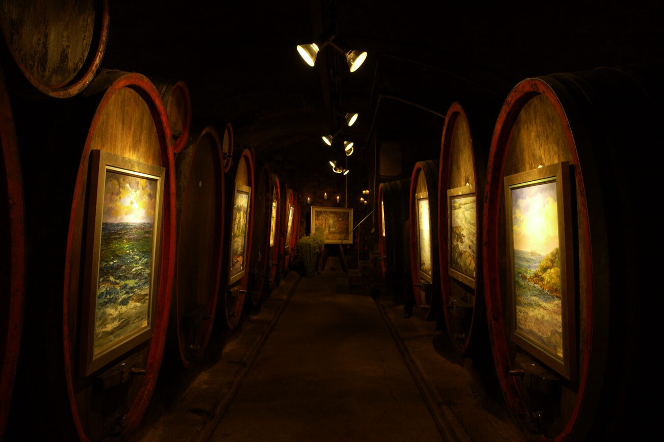 Kunst im Fasskeller Buscher von Maria Dziopak