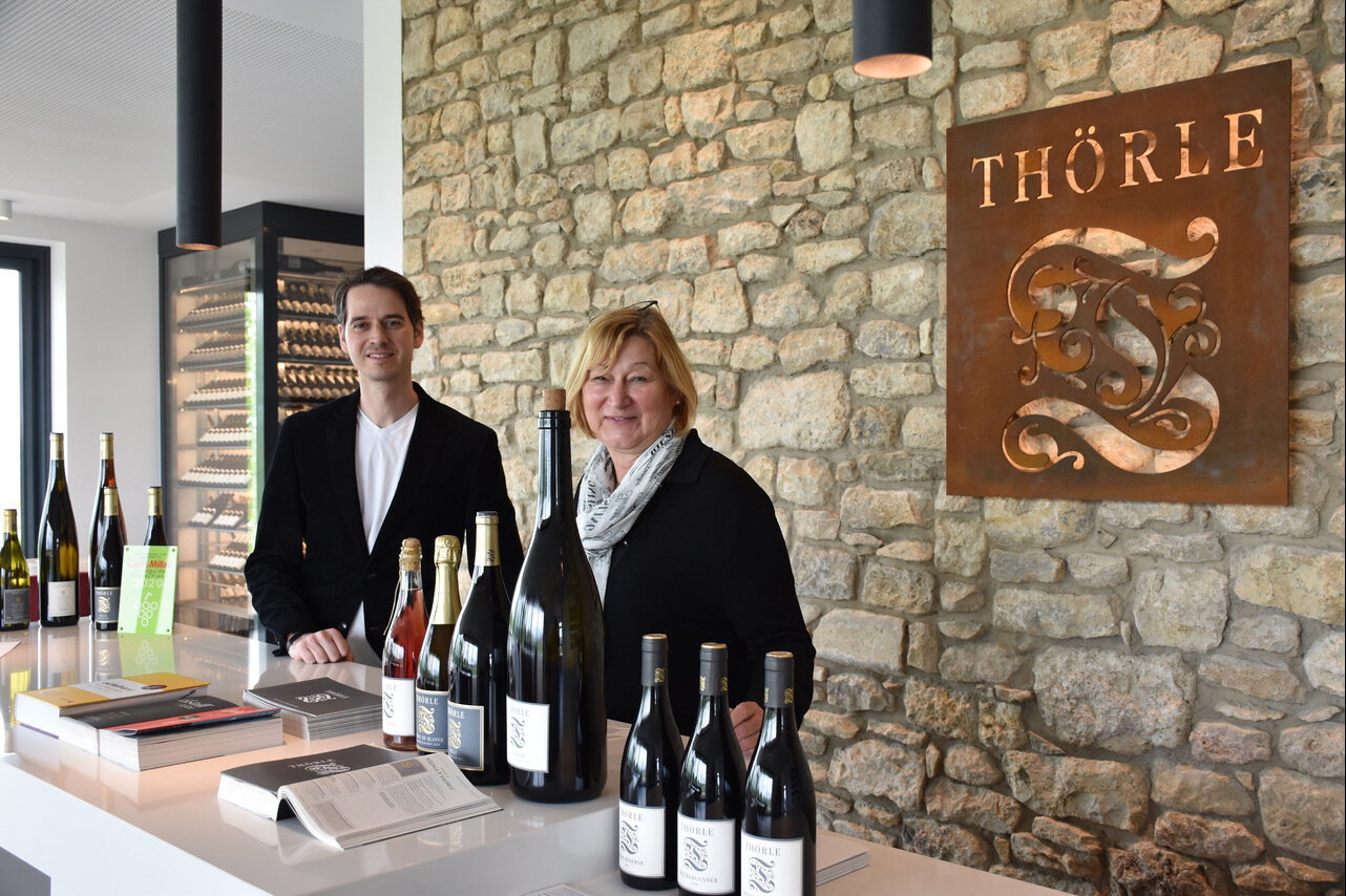 Uta Mück-Thörle and son Christoph Thörle