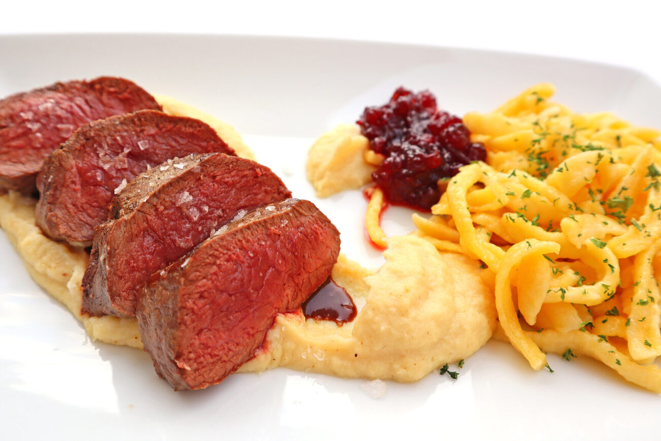 Rehbraten aus der Keule