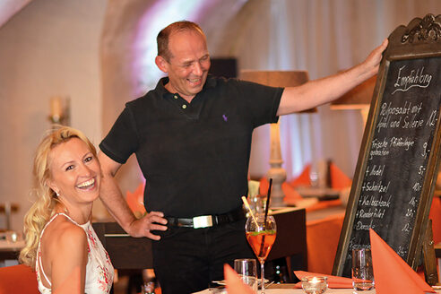 Die Speisekarte bietet für jeden Anlass etwas.