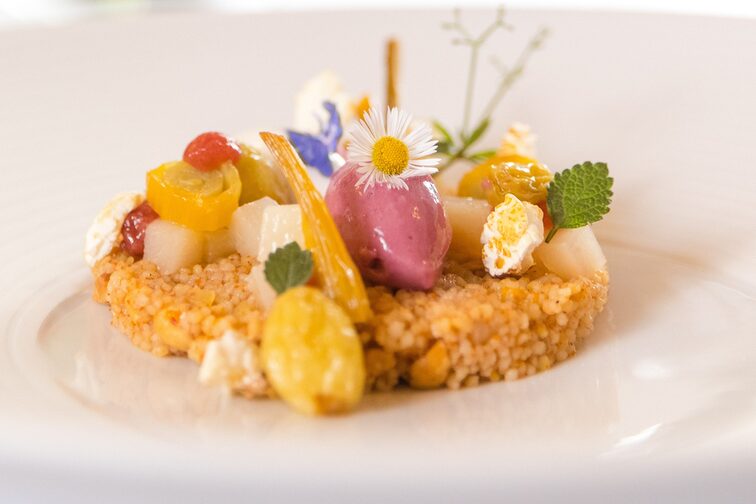 Couscous mit Fenchel und Pfirsich