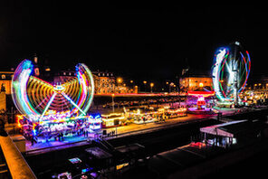 Riesenrad am Rheinufer Mainz &copy; Wolfgang Imoehl Photography