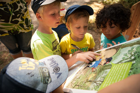 Spannend für Kinder: Der Erlebnispfad Binger Wald.