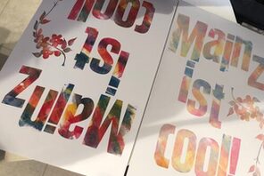 Ein Werbeplakat für die Veranstaltung. © mainz store