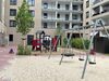 Eines der Außengeländer der neuen Kita Rheinallee am Zollhafen