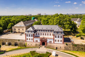Luftaufnahme der Zitadelle in Mainz © mainzplus Citymarketing
