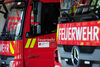 Nahaufnahe von Feuerwehrautos