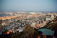 Blick auf Haifa