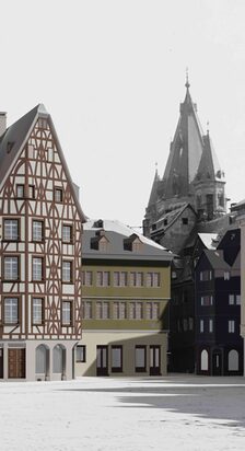 3 D-Modell Brand in Mainz