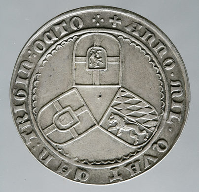 Weiterer Taler von 1438: eine Fälschung des Isenburger Hofrats Karl Wilhelm Becker (1772-1830), Rückseite