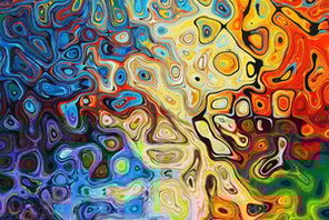 Abstrakte Formen und buten Farben © pixabay