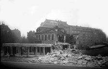 Zerstörte ehemalige Hauptsynagoge in der Hindenburgstraße