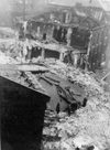 Trümmer der Mainzer Hauptsynagoge 1938.