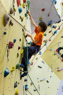 Geburtstagsspaß in der Kletterhalle