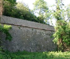 Mauerabschnitt im Zitadellengraben