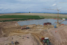 Bildergalerie "RRB Ebersheim 08-2017" Baustelle Neues Regenrückhaltebecken Ebersheim August 2017