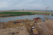 Bildergalerie "RRB Ebersheim 08-2017" Baustelle Neues Regenrückhaltebecken Ebersheim August 2017