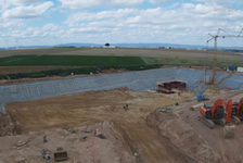 Bildergalerie "RRB Ebersheim 08-2017" Baustelle Neues Regenrückhaltebecken Ebersheim August 2017