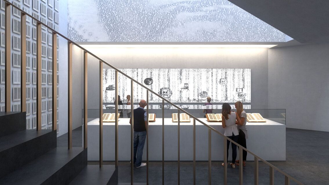 Ausstellungsbereich der Gutenberg-Bibeln