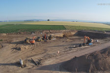 Bildergalerie "RRB Ebersheim 06-2017" Baustelle neues Regenrückhaltecken Ebersheim