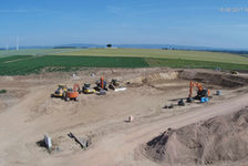 Bildergalerie "RRB Ebersheim 06-2017" Baustelle neues Regenrückhaltecken Ebersheim