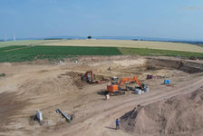 Bildergalerie "RRB Ebersheim 06-2017" Baustelle neues Regenrückhaltecken Ebersheim