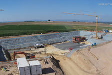 Bildergalerie "RRB Ebersheim 08-2017" Baustelle neues Regenrückhaltebecken Ebersheim