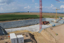 Bildergalerie "RRB Ebersheim 08-2017" Baustelle neues Regenrückhaltebecken Ebersheim