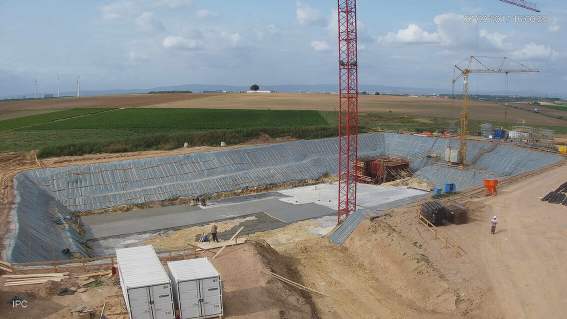 Neubau Regenrückhaltebecken Ebersheim