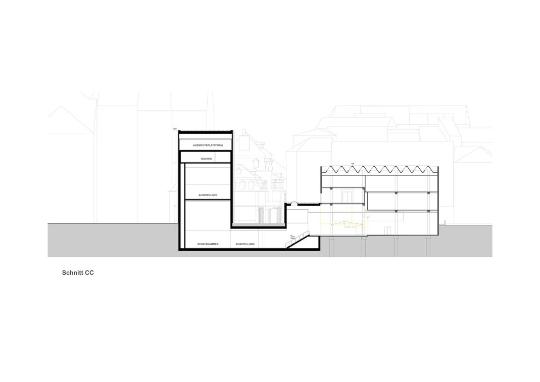 Gutenberg-Museum: Bibelturm Schnitt CC
